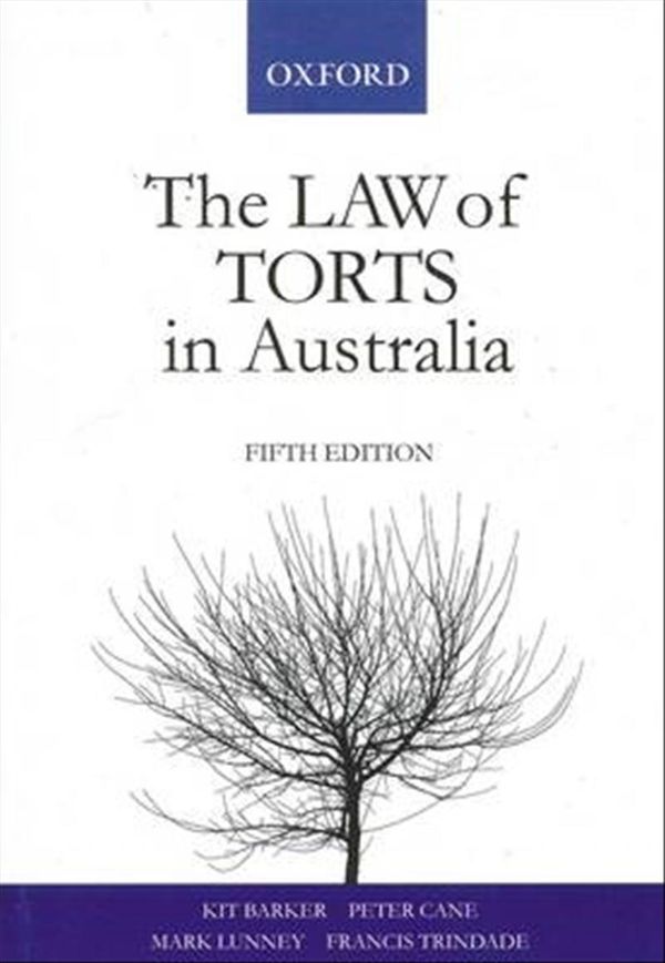 Cover Art for 9780195572391, The Law of Torts in Australia by Kit Barker