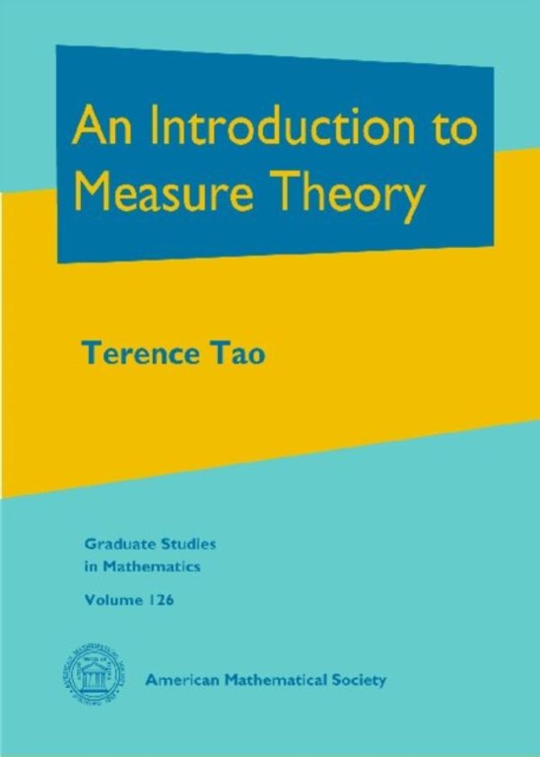 Cover Art for 9780821869192, Introduction to Measure Theory by Terence Tao