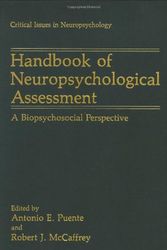 Cover Art for 9780306439407, Handbook of Neuropsychological Assessment by Antonio E. Puente