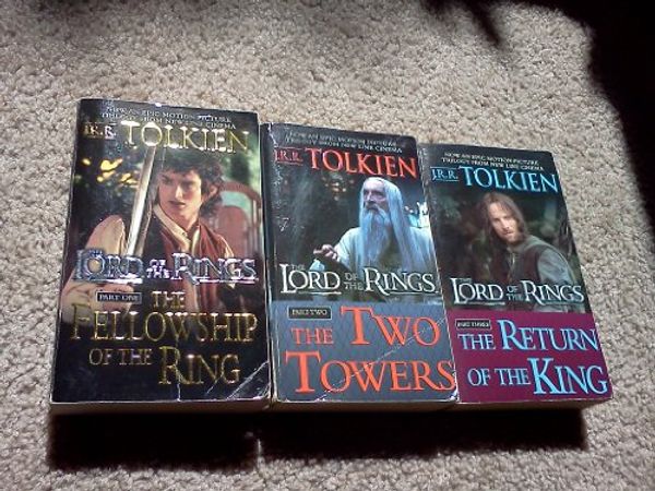 Cover Art for B000K5THYU, THE LORD OF THE RINGS Trilogy - (The Fellowship of the Ring, The Return of the Ring, The Two Towers) - 3 BOOK SET (MOVIE COVERS) by J.r.r Tolkien