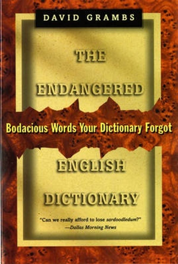 Cover Art for 9780393316063, Endangered English Dictionary by David Grambs