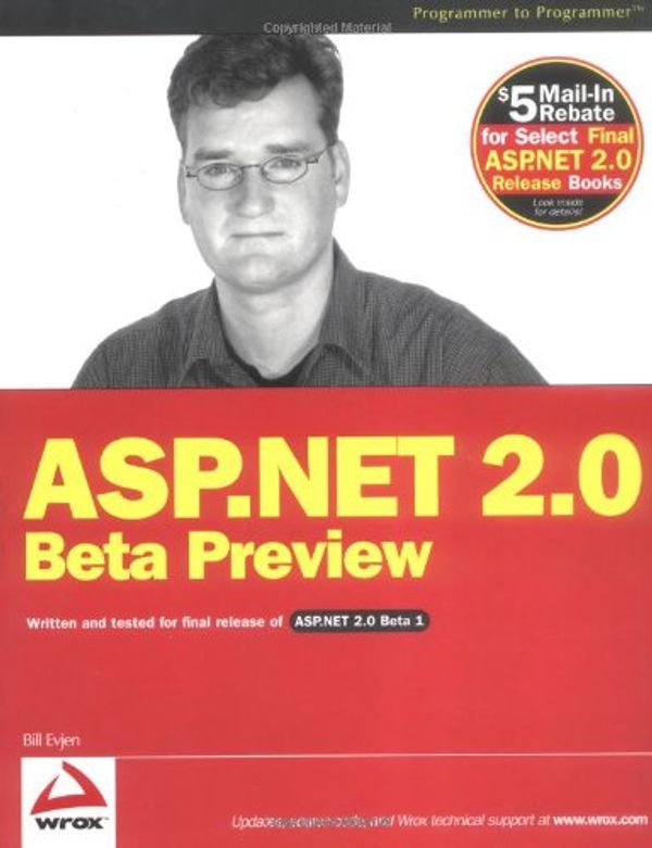 Cover Art for 9780764572869, ASP.NET 2 Beta Preview (Programmer to Programmer) by Bill Evjen