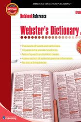 Cover Art for 9780769643410, Notebook Reference Webster's Dictionary by American Education Publishing