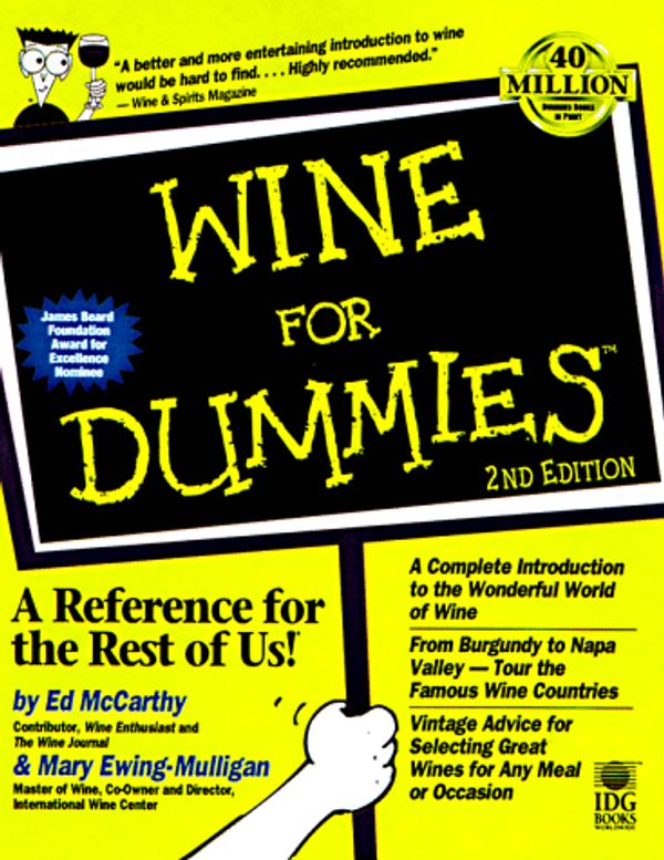 Cover Art for 9780764551147, Wine for Dummies by Ed McCarthy, Ewing–Mulligan, Mary