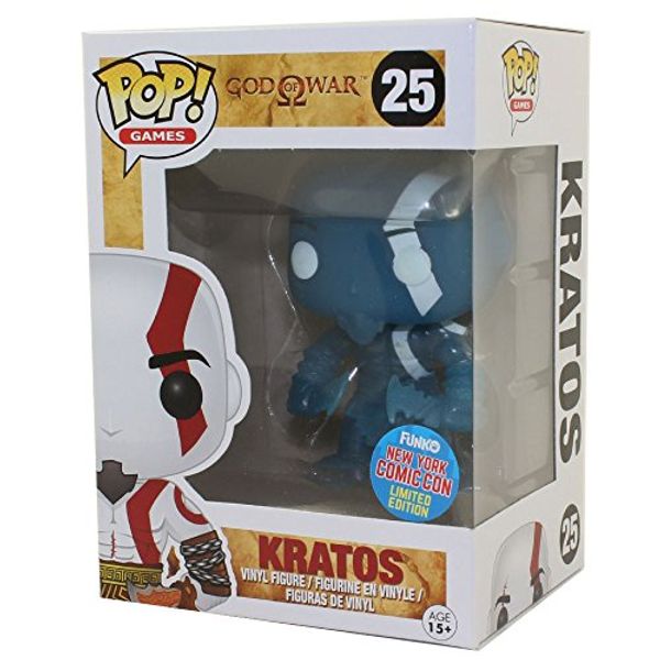 Cover Art for 0787718900203, Funko God of War Funko POP! Games Kratos Exclusive Vinyl Figure #25 [Blue, Glow-in-the-Dark] by 