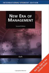 Cover Art for 9780324537772, New Era of Management by Richard Daft
