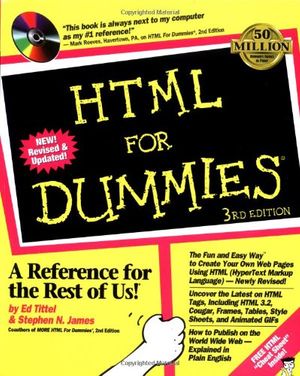 Cover Art for 9780764502149, HTML for Dummies by Ed Tittel, Stephen J. James
