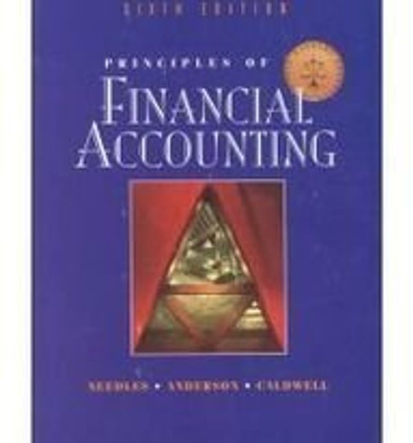 Cover Art for 9780395745663, Principles of Financial Accounting by Belverd E Needles