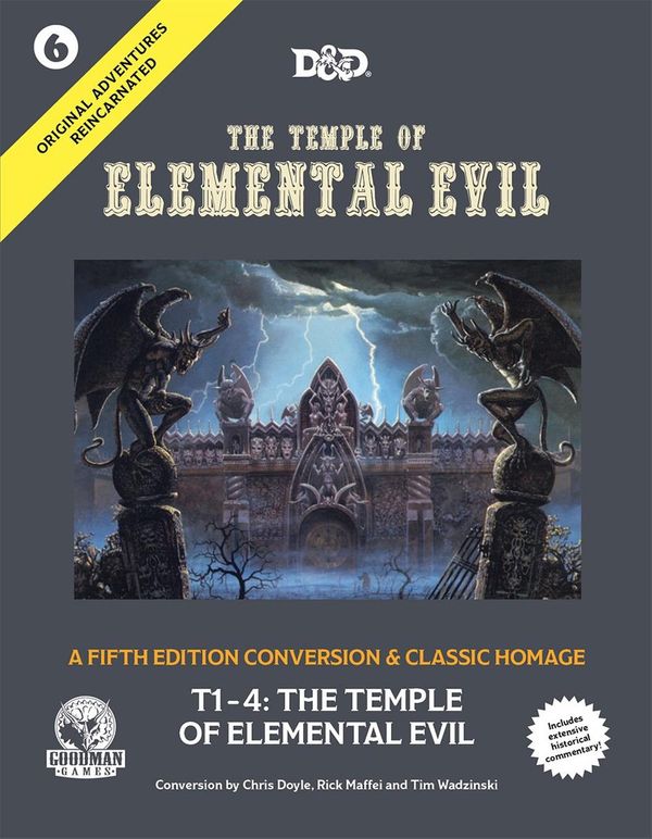 Cover Art for 9781950783786, Original Adventures Reincarnated #6: The Temple of Elemental Evil by Goodman Games