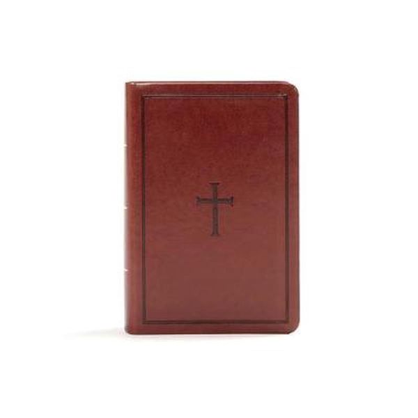 Cover Art for 9781535935722, KJV Large Print Compact Reference Bible, Brown Leathertouch by Holman Bible Staff
