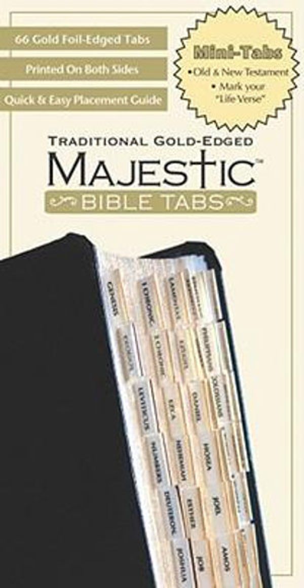 Cover Art for 9781934770870, Majestic Bible Tabs, Traditional Gold-Edged, Mini by Ellie Claire