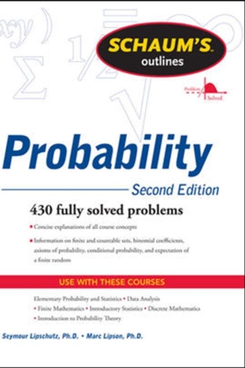 Cover Art for 9780071755610, Schaum’s Outline of Probability, Second Edition by Seymour Lipschutz