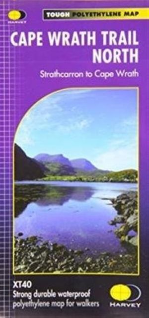 Cover Art for 9781851375332, Cape Wrath Trail North XT40: Route Map by Harvey Map Services Ltd.