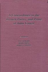 Cover Art for 9780870134746, A Concordance to the French Poetry and Prose of John Gower (Medieval texts & studies) by Mark D. West