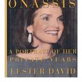 Cover Art for 9781559722346, Jacqueline Kennedy Onassis by David Lester