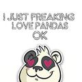 Cover Art for 9781097807475, I Just Freaking Love Pandas Ok: Cute Panda Lovers Journal / Notebook / Diary / Birthday Gift (6x9 - 110 Blank Lined Pages) by Bendle Publishing