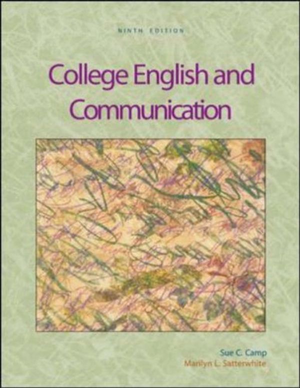 Cover Art for 9780073106502, College English and Communication by Sue C. Camp