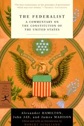 Cover Art for 9780375757860, Mod Lib The Federalist by Alexander Hamilton, John Jay, James Madison