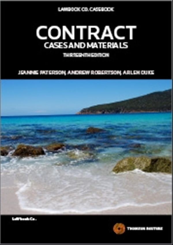 Cover Art for 9780455235981, Contract: Cases & Materials (S) by Jeannie Paterson