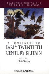 Cover Art for 9781405189996, A Companion to Early Twentieth-century Britain by Chris Wrigley