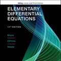 Cover Art for 9781119777755, Elementary Differential Equations by William E. Boyce