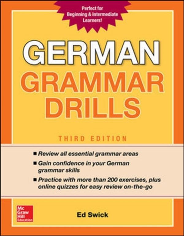 Cover Art for 9781260116250, German Grammar Drills by Ed Swick