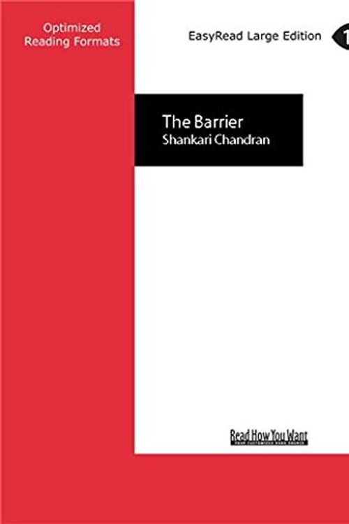 Cover Art for 9781525253225, The Barrier by Shankari Chandran