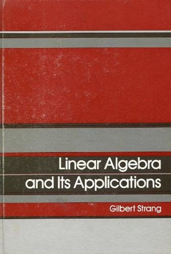 Cover Art for 9780126736502, Linear Algebra and Its Applications by Gilbert Strang