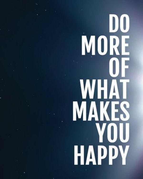 Cover Art for 9781983673269, Do more of what makes you happy: Motivational Positive Inspirational Quote Bullet Journal   Dot Grid l Notebook (8" x 10") Large 8mm x 8mm Matrix: ... Inspirational Positive   Quotes Series) by Candyforest Bullet Journal