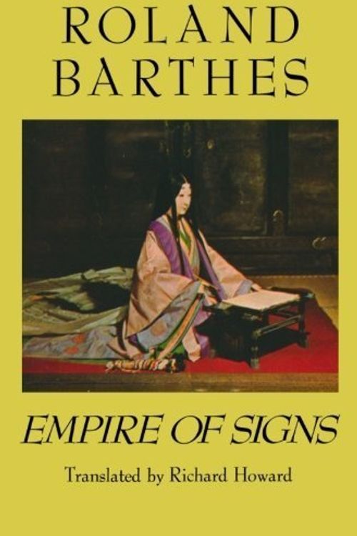 Cover Art for 9780809015023, Empire of Signs by Unknown