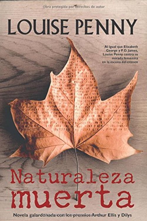 Cover Art for 9788498004748, Naturaleza muerta/ Still life by Louise Penny