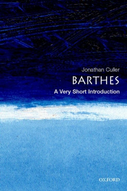 Cover Art for 9780192801593, Barthes by Jonathan Culler