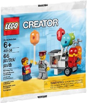Cover Art for 0673419212076, Balloon Cart Set 40108 by Lego