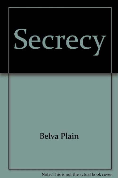 Cover Art for 9781568653945, Secrecy by Belva Plain