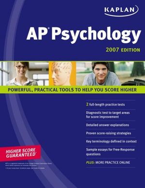 Cover Art for 9781419550843, Kaplan AP Psychology 2007 Edition by Chris Hakala