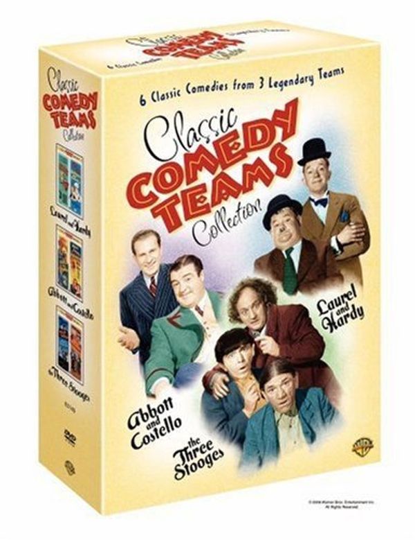 Cover Art for 0012569831490, Classic Comedy Teams Collection (Laurel & Hardy: Air Raid Wardens, Nothing But Trouble; Abbott & Costello: Abbott & Costello in Hollywood, Lost in a Harem; 3 Stooges: Gold Raiders, Meet the Baron) by 