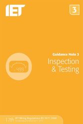 Cover Art for 9781849198738, Guidance Note 3: Inspection & Testing (Iet Wiring Regulations) by The IET