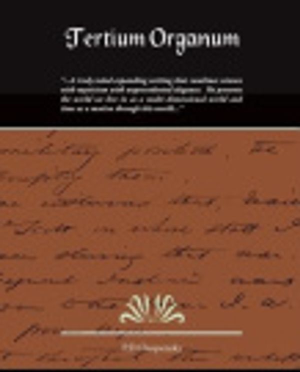 Cover Art for 9781438500522, Tertium Organum by Ouspensky, P. D.