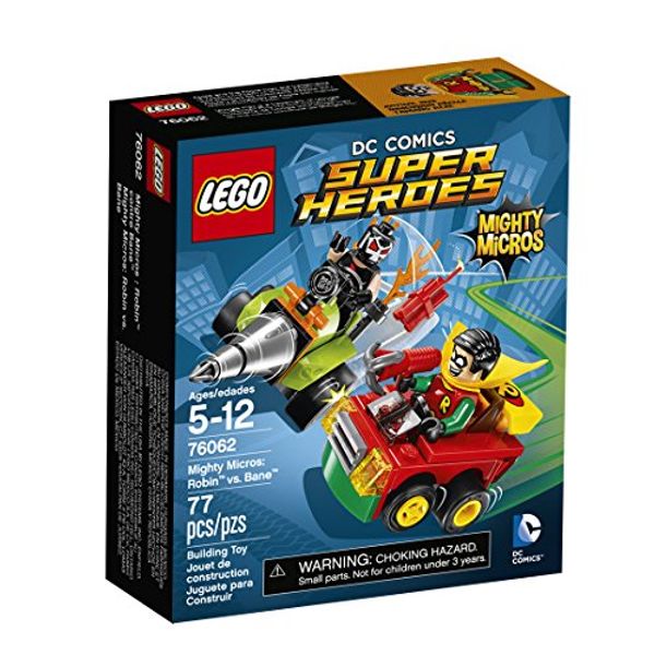 Cover Art for 0673419250528, Mighty Micros: Robin vs. Bane Set 76062 by LEGO Super Heroes