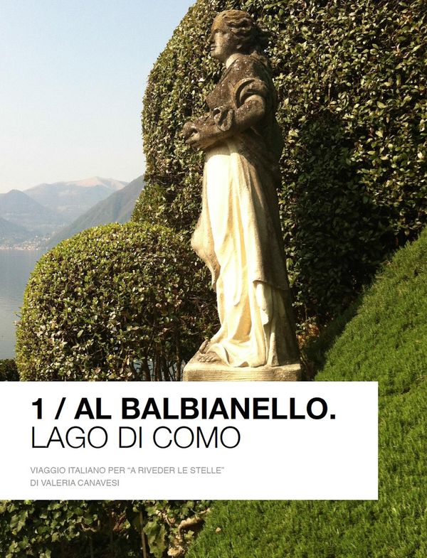 Cover Art for 9788863750003, 1 / Al Balbianello by Valeria Canavesi
