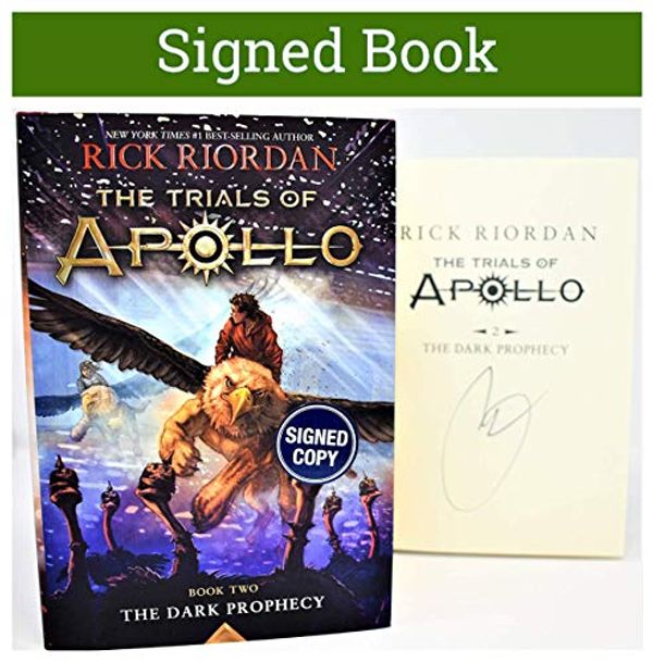 Cover Art for B07QY3BYD1, The Trials of Apollo: The Dark Prophecy AUTOGRAPHED Rick Riordan SIGNED BOOK COA by Unknown