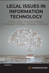 Cover Art for 9780455245140, Legal Issues in Information Technology by Alpana Roy, Mark Perry, Melissa De Zwart