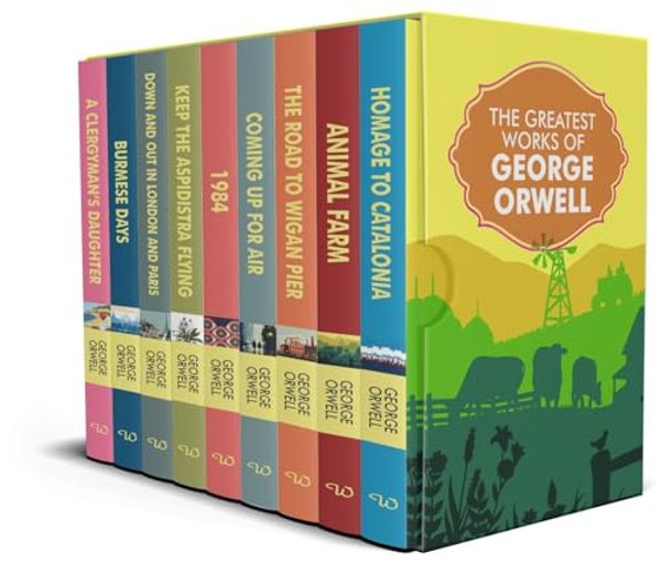 Cover Art for 9788119172450, The Complete Novels of George Orwell :Burmese Days,A Clergyman's Daughter,Keep the Aspidistra Flying,Coming Up for Air,Animal Farm ,1984,Down and Out in Paris and London,The Road to Wigan Pier by George Orwell