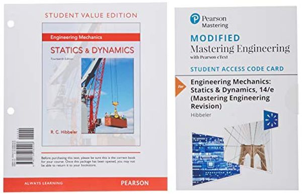 Cover Art for 9780135841532, Engineering Mechanics: Statics & Dynamics, Student Value Edition Plus Modified Mastering Engineering Revision with Pearson Etext -- Access Card Package by Russell Hibbler, Russell Hibbeler