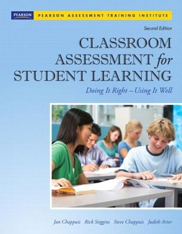Cover Art for 9780132685887, Classroom Assessment for Student Learning by Jan Chappuis