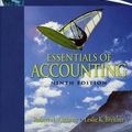 Cover Art for 9780132233538, Essentials of Accounting by Robert N. Anthony