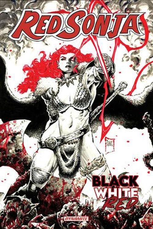 Cover Art for 9781524121402, Red Sonja: Black, White, Red Volume 1 (Red Sonja, 1) by Various, Kurt Busiek, Gail Simone, Mark Russell, Amanda Deibert, Jeff Parker, David F. Walker, Dearbhla Kelly, Jonboy Meyers, Otsmane-Elhaou, Hassan, Phillip Kennedy Johnson, Sanya Anwar