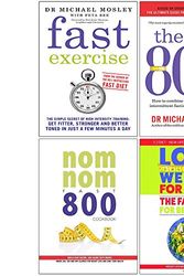 Cover Art for 9789123768295, Fast exercise, fast 800, nom nom fast 800 cookbook, fast diet for beginners 4 books collection set by Michael Mosley, Lota, CookNation