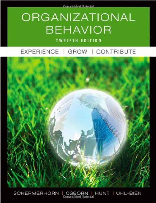 Cover Art for 9780470878200, Organizational Behavior by John R. Schermerhorn