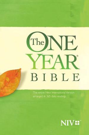 Cover Art for 9781414359915, One Year Bible-NIV by Tyndale